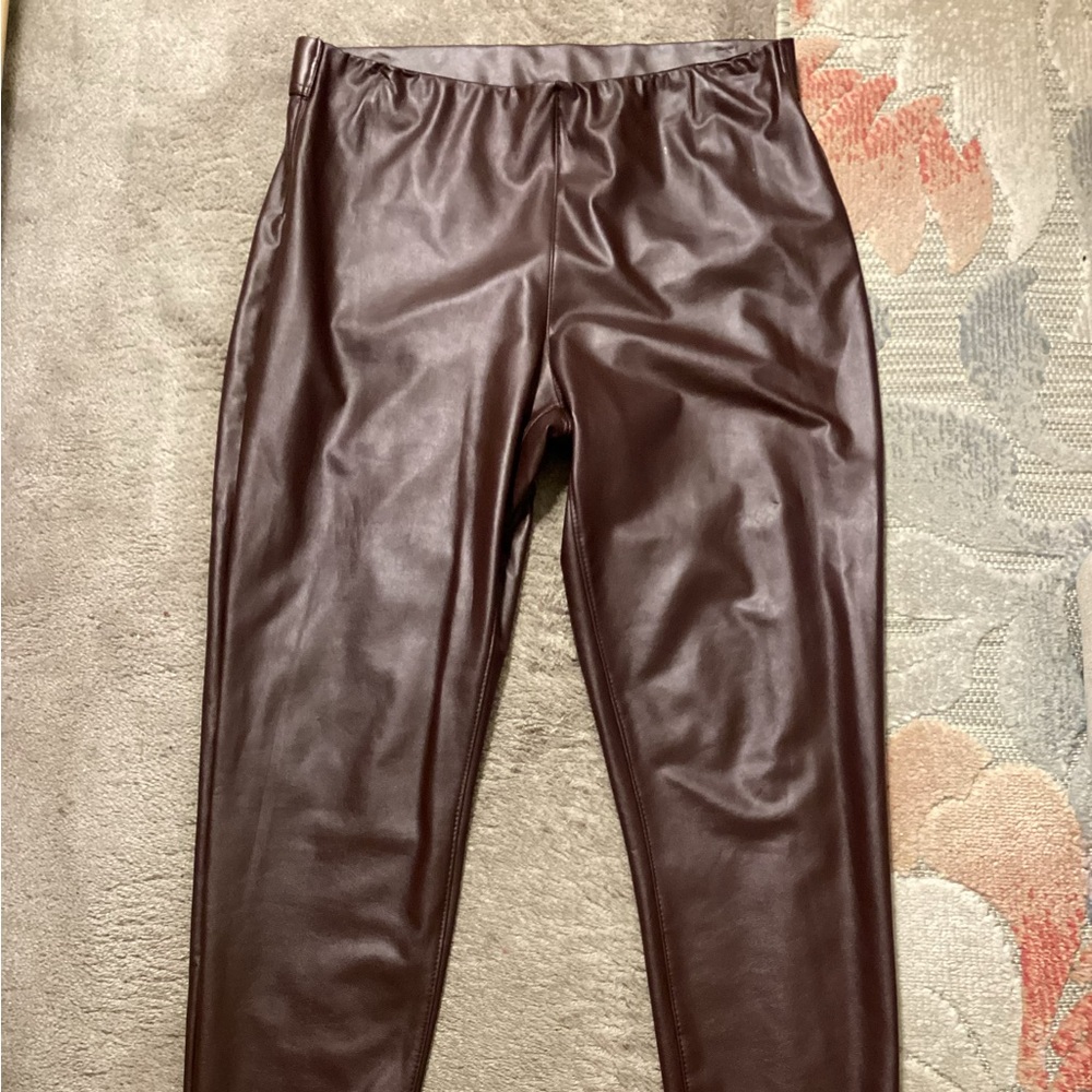 Faux Leather Pants